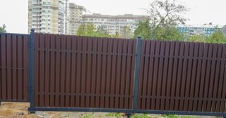 Купить распашные ворота из штакетника Асбест, цена от 2716 руб.